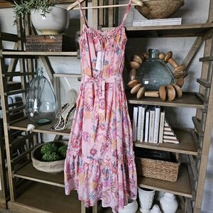 Molly Bracken Pink Alba Floral Maxi Dress NWT – New With Tags